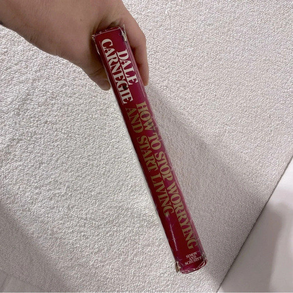 Vintage Dale Carnegie How To Stop Worrying And Start Living Hard Cover Book - Picture 6 of 13